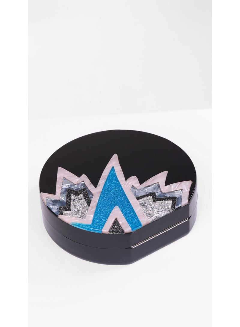 كيفيلي حقيبة كلتش إكليبس بتكوينات هندسية - Image 5